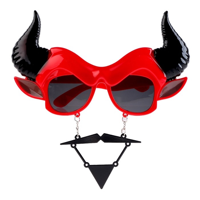 Карнавальные очки &laquo;Дьявол с усами&raquo;