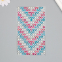 Наклейка пластик стразы "Градиент ёлочкой" 24,6х10 см Наклейка пластик стразы "Градиент ёлочкой" 24,6х10 см