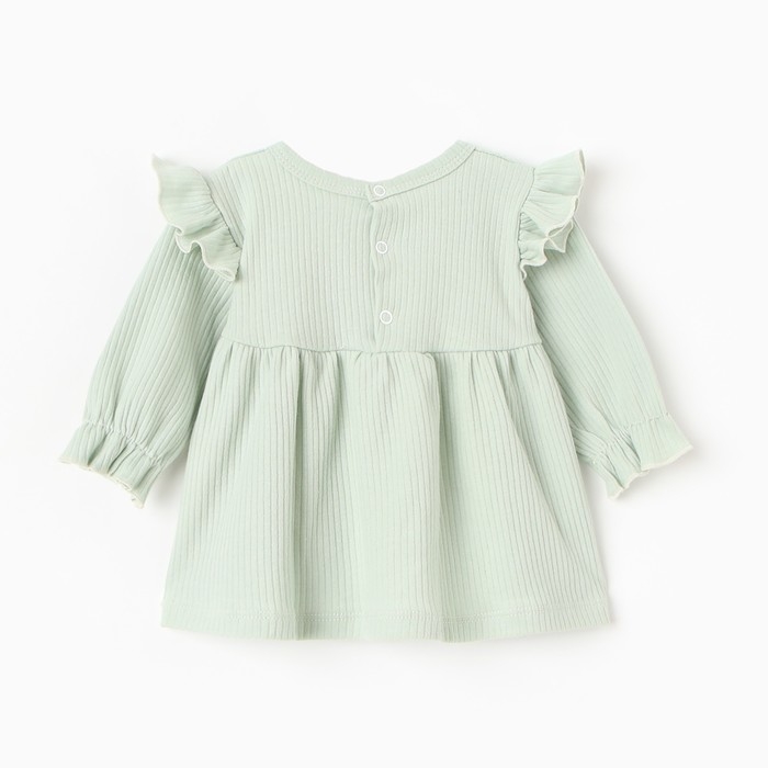 Платье и повязка Крошка, Я BASIC LINE, рост 74-80 см, зеленый