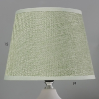 Настольная лампа Латея E14 40Вт бело-фисташковый 20х20х35 см RISALUX Настольная лампа Латея E14 40Вт бело-фисташковый 20х20х35 см RISALUX