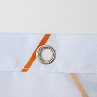 Штора для ванны Доляна &laquo;Мрамор&raquo; с люверсами, 180&times;180 см