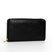 Кошелёк на молнии, цвет чёрный Кошелёк на молнии, цвет чёрный