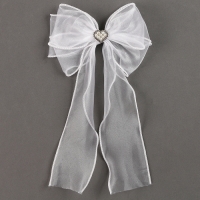 Карнавальный зажим &laquo;Бантик&raquo; с декором-сердцем