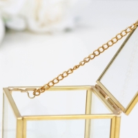 Шкатулка для колец "Куб", 6х6х6 см, стекло Шкатулка для колец "Куб", 6х6х6 см, стекло