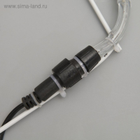 Светодиодная фигура «Ёлка со звёздами», 47 × 71 см, дюралайт, 288 LED, 220 В, мерцание, свечение зелёное/белое Светодиодная фигура «Ёлка со звёздами», 47 × 71 см, дюралайт, 288 LED, 220 В, мерцание, свечение зелёное/белое