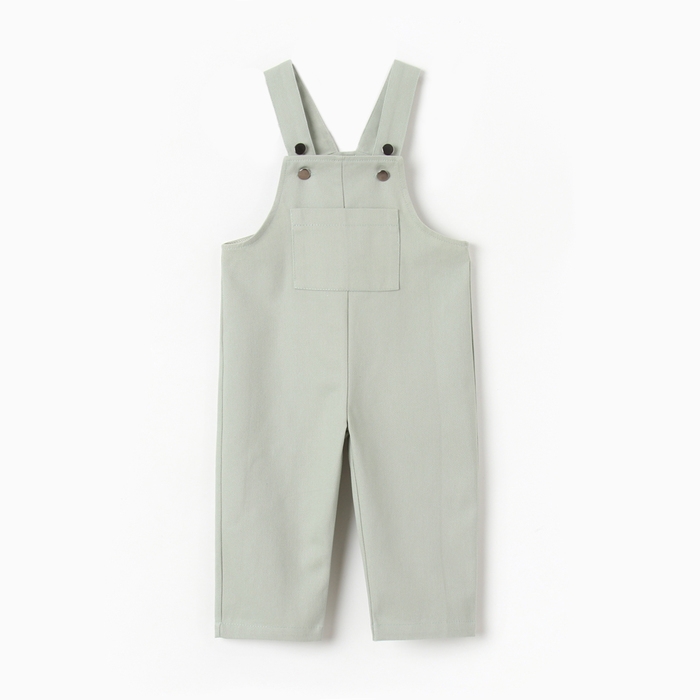 Комбинезон джинсовый Крошка Я, рост 86-92 см, мятный