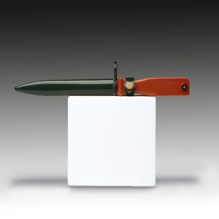 Штык-нож тренировочный, с ножнами, резиновый, 29.5 см Штык-нож тренировочный, с ножнами, резиновый, 29.5 см