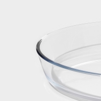 Форма из жаропрочного стекла для запекания и выпечки овальная Доляна &laquo;Лазанья&raquo;, 1,5 л, 25,9&times;18&times;6,3 см