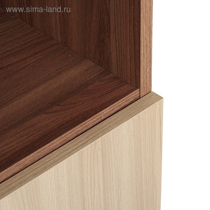 Шкаф для документов 2-х дверный, 800х420х1900, Ясень шимо светлый/темный