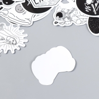 Набор наклеек "Чёрно-белый супермикс" 50 шт 3-8,5 см Набор наклеек "Чёрно-белый супермикс" 50 шт 3-8,5 см