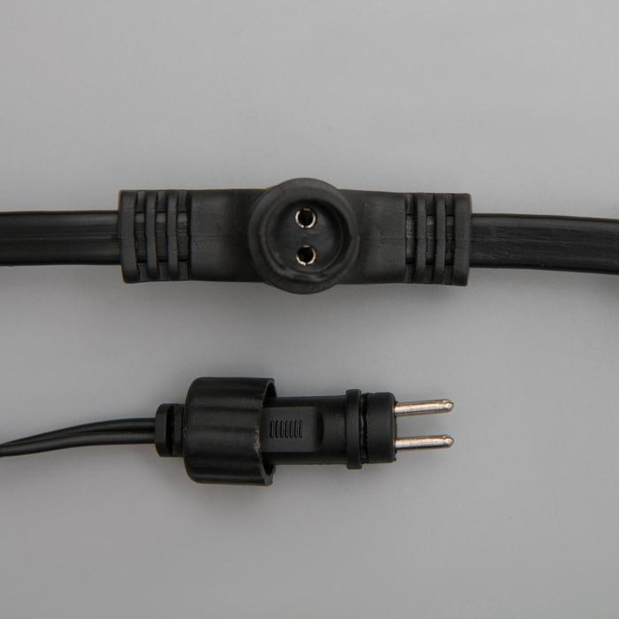 Гирлянда &laquo;Занавес&raquo; 2 &times; 6 м, IP44, УМС, тёмная нить, 1440 LED, свечение мульти, 220 В