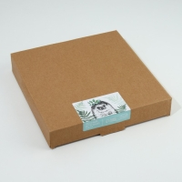 Тарелка керамическая &laquo;Ёжик&raquo;, 22.5 см, цвет белый