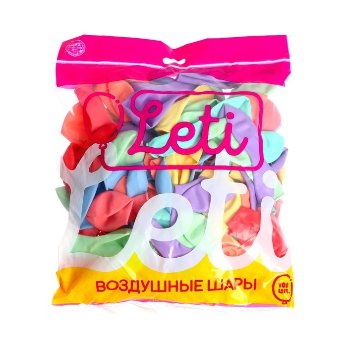 Шар латексный 10" &laquo;Макарун&raquo;, набор 100 шт., цвета МИКС