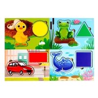 Головоломка с аппликациями &laquo;&lrm;Формы и цвета&raquo;&lrm;