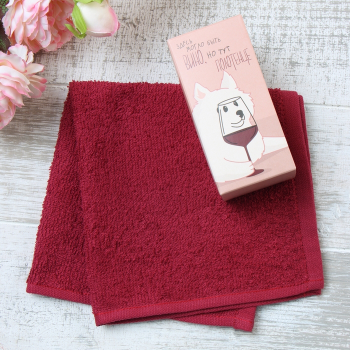 Полотенце махровое Этель Полотенце махровое Этель "Шпиц" 30х30 см, 100% хлопок, 340 г/м2