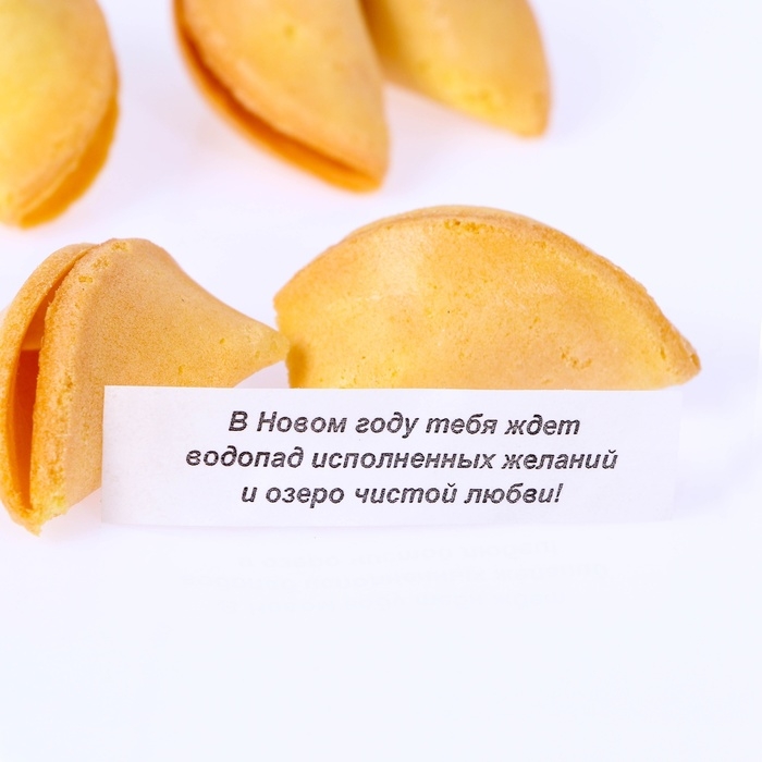 Новый год. Печенье с предсказанием "С Новым 2025 годом", 12 шт, 84 г