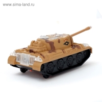 Танк &laquo;Победитель&raquo;, работает от батареек, световые и звуковые эффекты, МИКС