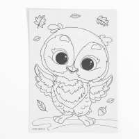 Аппликация стразами для детей &laquo;Совушка&raquo;, А6, набор для творчества