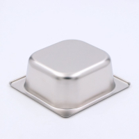 Гастроёмкость 1/6 из нержавеющей стали, 65 мм, 17,6×16,2×6,5 см, толщина 0,8 мм Гастроёмкость 1/6 из нержавеющей стали, 65 мм, 17,6×16,2×6,5 см, толщина 0,8 мм