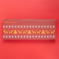 Новогоднее блюдо для сервировки Доляна &laquo;Финский лес&raquo;, 41&times;15,5&times;3 см, керамика, цвет белый