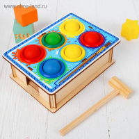 Стучалка-сортер &laquo;Палитра&raquo;, с молотком