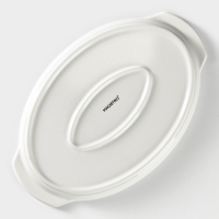 Блюдо фарфоровое для запекания Magistro &laquo;Бланш&raquo;, 28&times;18&times;2,5 см, цвет белый