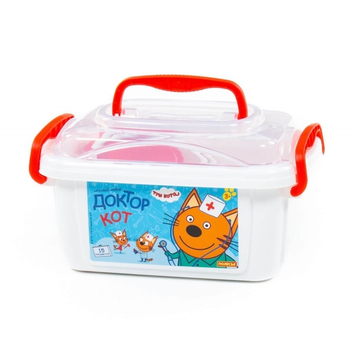 Игровой набор &laquo;Три Кота: Доктор&raquo;, в контейнере, МИКС