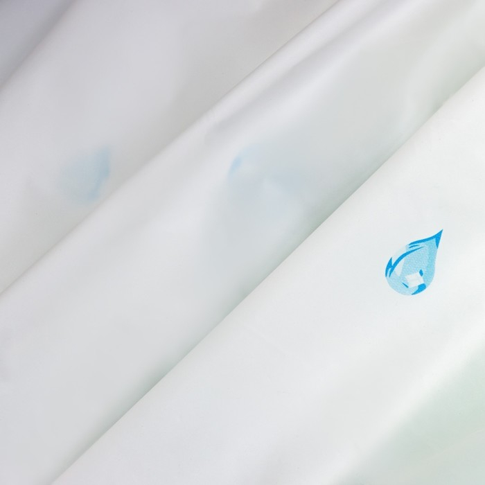 Штора для ванной Доляна &laquo;Капли&raquo;, 200&times;180 см, EVA