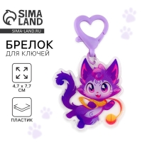 Брелок для ключей «Кот», 4.7 х 7.7 см Брелок для ключей «Кот», 4.7 х 7.7 см
