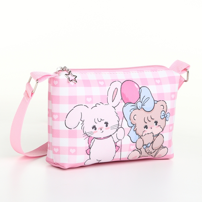 Сумка детская для девочки на молнии, цвет розовый Сумка детская для девочки на молнии, цвет розовый