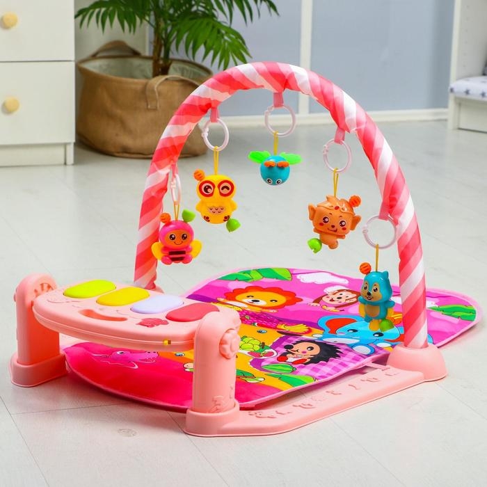 Развивающий музыкальный коврик &laquo;Малыши&raquo;, 73x47 см.