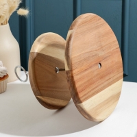 Блюдо для подачи «Тропики», 2 яруса, d=26 см, d=21 см, акация Блюдо для подачи «Тропики», 2 яруса, d=26 см, d=21 см, акация