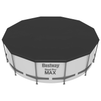 Бассейн каркасный Steel Pro MAX, 549 х 122 см, фильтр-насос, лестница, тент, 56462 Bestway Бассейн каркасный Steel Pro MAX, 549 х 122 см, фильтр-насос, лестница, тент, 56462 Bestway