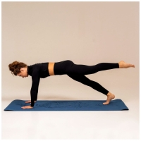 Коврик для йоги Sangh, 183х61х0,6 см, цвет синий Коврик для йоги Sangh, 183х61х0,6 см, цвет синий