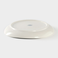 Тарелка фарфоровая десертная Magistro Ocean, d=17 см, цвет голубой Тарелка фарфоровая десертная Magistro Ocean, d=17 см, цвет голубой