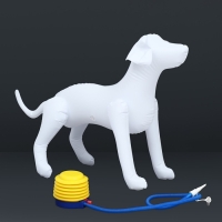 Набор: манекен надувной 80 х 56 х 29 см (белый), с насосом ножной (микс) Набор: манекен надувной 80 х 56 х 29 см (белый), с насосом ножной (микс)