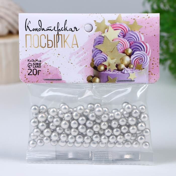 Кондитерская посыпка &laquo;Шестой элемент&raquo;, 6 мм , 20 г