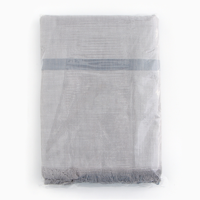 Скатерть Этель, цв. серый, 152х305 см, 100% хл