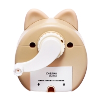 Точилка механическая с контейнером, Ушки бежевый/белый Точилка механическая с контейнером, Ушки бежевый/белый