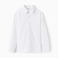 Рубашка для мальчика MINAKU: School Collection, цвет белый, рост 116 см