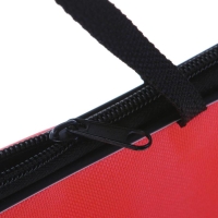 Папка с ручками текстильная А4, 350 х 270 х 20 мм, Calligrata "Офис", нейлон 600D, двуцветный кант, оранжевая Папка с ручками текстильная А4, 350 х 270 х 20 мм, Calligrata "Офис", нейлон 600D, двуцветный кант, оранжевая