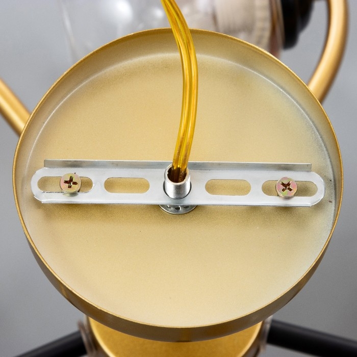 Люстра Люстра "Мерлия" 5хЕ27 40Вт черно-золотой 60х60х27 см BayerLux