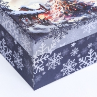 Коробка прямоугольная "Рождество" ,27 &times; 17 &times; 11 см