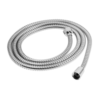 Душевой шланг ZEIN Z50PS, 200 см, цинковые гайки 1/2", пластиковая втулка, нержавеющая сталь Душевой шланг ZEIN Z50PS, 200 см, цинковые гайки 1/2", пластиковая втулка, нержавеющая сталь