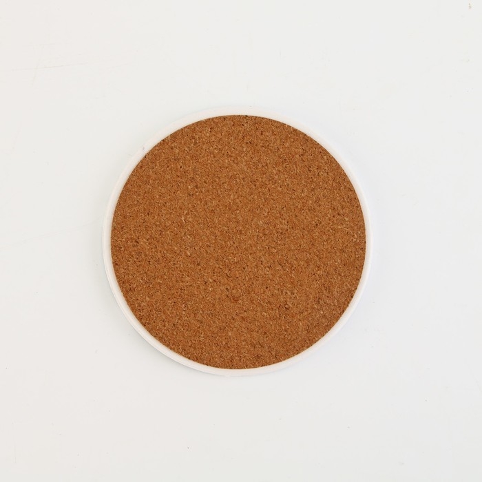 Подставка под горячее &laquo;Черный мрамор&raquo;, 10.8 см