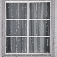 Гирлянда &laquo;Занавес&raquo; 2 &times; 3 м, IP44, УМС, белая нить, 760 SMD-LED, свечение белое, 220 В