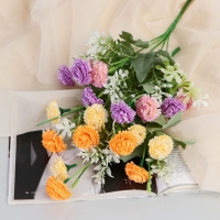 Букет "Мальва премиум" 3х30 см, микс Букет "Мальва премиум" 3х30 см, микс