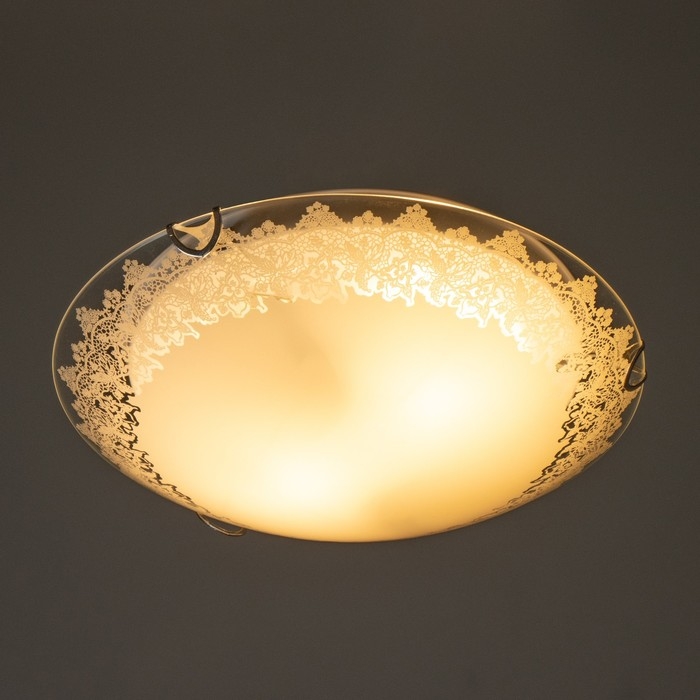 Светильник настенно-потолочный Светильник настенно-потолочный "Лоза" 2x60Вт E27 д.30см.