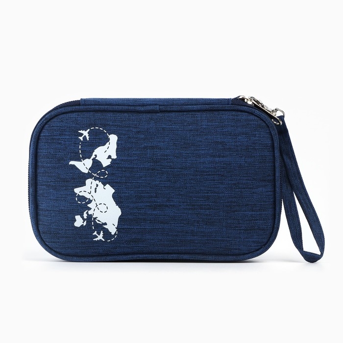 Органайзер для документов «Путешествие-всегда хорошая идея», синий, 19 х 13 см. Органайзер для документов «Путешествие-всегда хорошая идея», синий, 19 х 13 см.