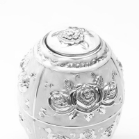 Подставка для зубочисток «Яйцо», 11×7 см, цвет серебряный Подставка для зубочисток «Яйцо», 11×7 см, цвет серебряный